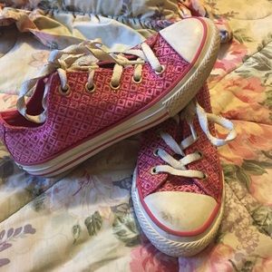 Sparkly Pink Converse